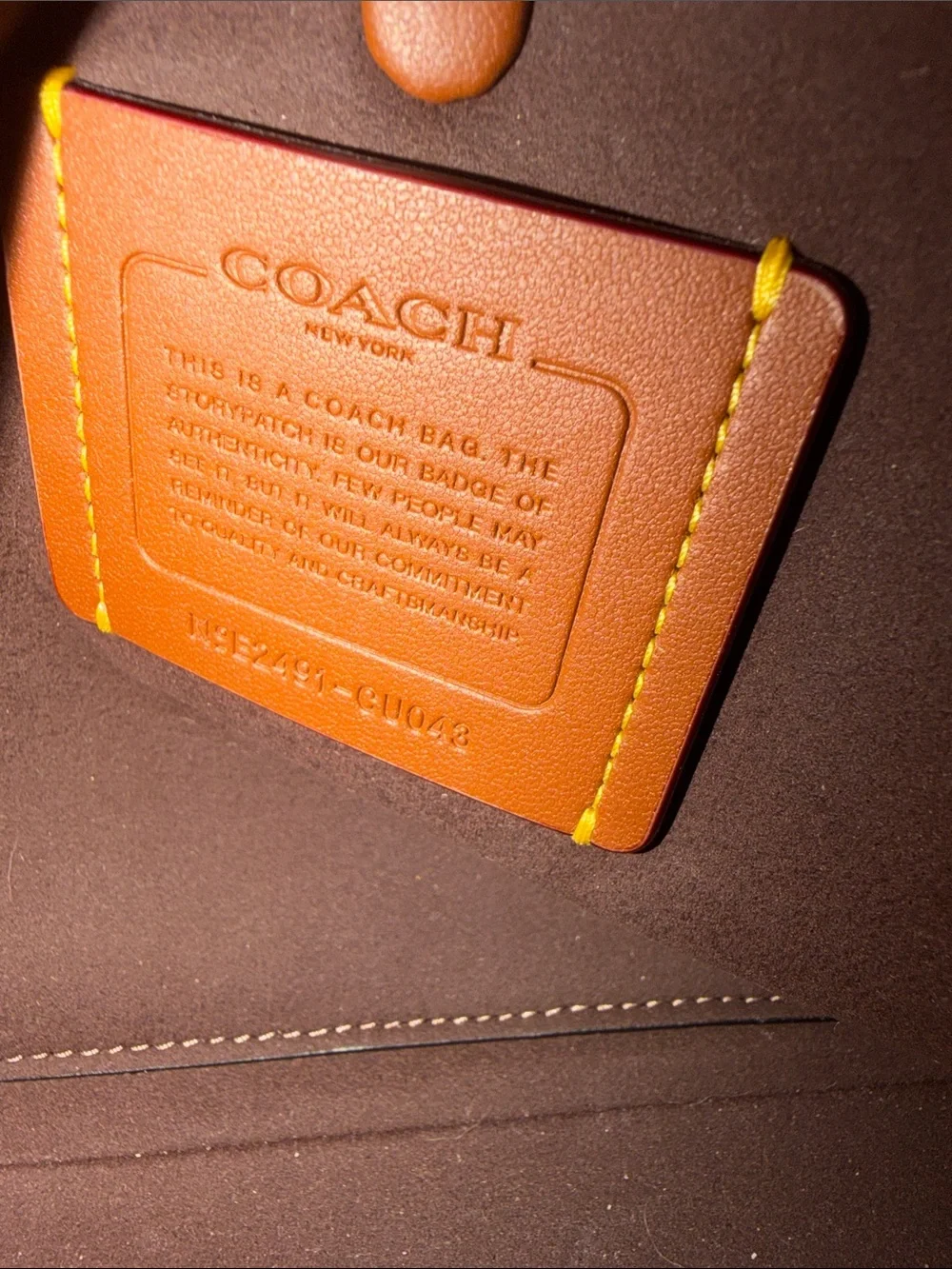 Coach Empire Carryall Bag 40 Brass/Maple